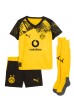 Borussia Dortmund Jobe Bellingham #7 Jalkapallovaatteet Lasten Kotipeliasu 2025-26 Lyhythihainen (+ Lyhyet housut)